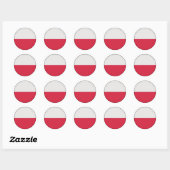 Polen Polska Euro Sticker (Blatt)