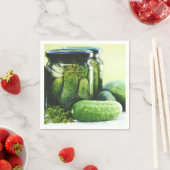 Polen Polska Gherkins Polnische Lebensmittelschlec Serviette (Beispiel)