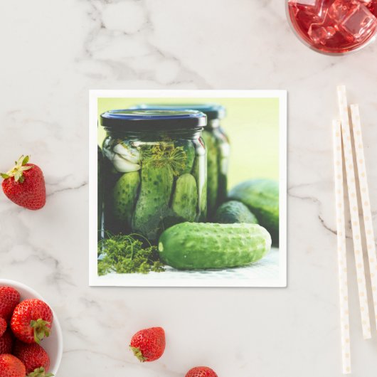 Polen Polska Gherkins Polnische Lebensmittelschlec Serviette (Beispiel)