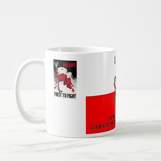 Polen Polska Lwow Kaffeetasse (Links)