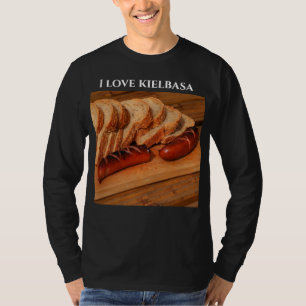 Polen Polska Polnisches Essen Kielbasa Wurst T-Shi T-Shirt