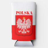 Polen Polska Polska Emblem Eagle Selters Dosenkühler (Vorderseite)