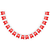 Polen Polska Polski Emblem Patriotic Wimpelkette (Alle)