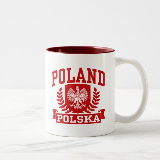 Polen Polska Zweifarbige Tasse (Rechts)