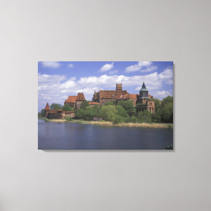 Polen, Pommern, Malbork. Europas Leinwanddruck