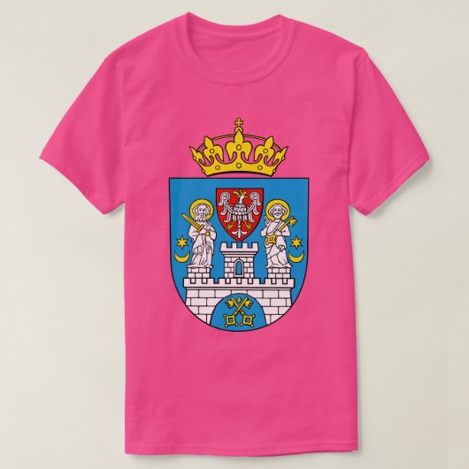 Polen Posen Wappen Polnisch Polska T-Shirt (Design vorne)