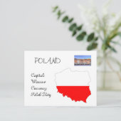 Polen Postkarte (Stehend Vorderseite)
