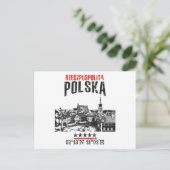 Polen Postkarte (Stehend Vorderseite)