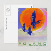 Polen Postkarte (Vorne/Hinten)
