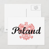 Polen Postkarte (Vorne/Hinten)
