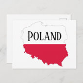 Polen Postkarte (Vorne/Hinten)