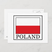 Polen Postkarte (Vorne/Hinten)