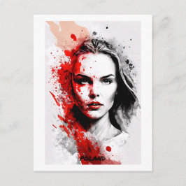Polen Postkarte - Portrait - Welt der Frauen