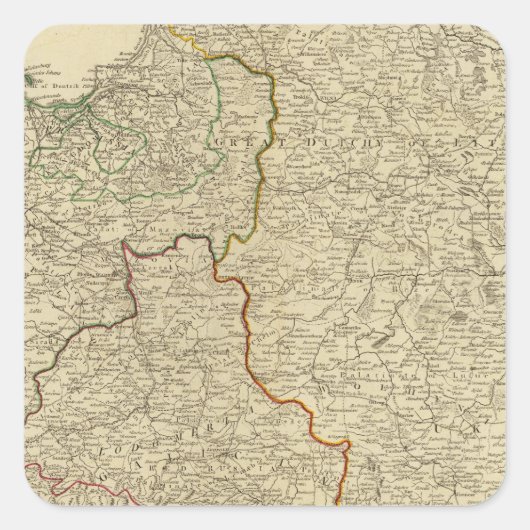 Polen, Preußen 3 Quadratischer Aufkleber (Vorderseite)