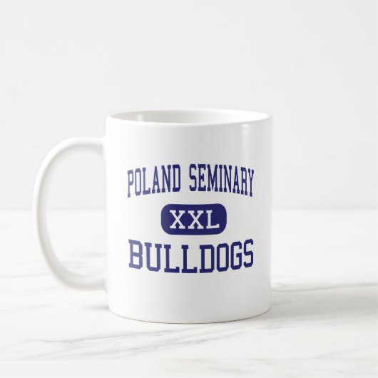 Polen-Priesterseminar - Bulldoggen - hoch - Kaffeetasse (Links)