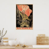 Polen Propaganda Polnisch-Sowjetischer Krieg 1920e Poster (Küche)