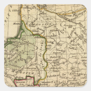 Polen Quadratischer Aufkleber