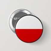 Polen-Qualität Flaggen-Kreis Button (Vorne & Hinten)