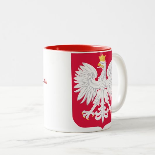 Polen-Republik von Polen-Tasse Zweifarbige Tasse (VorderseiteRechts)