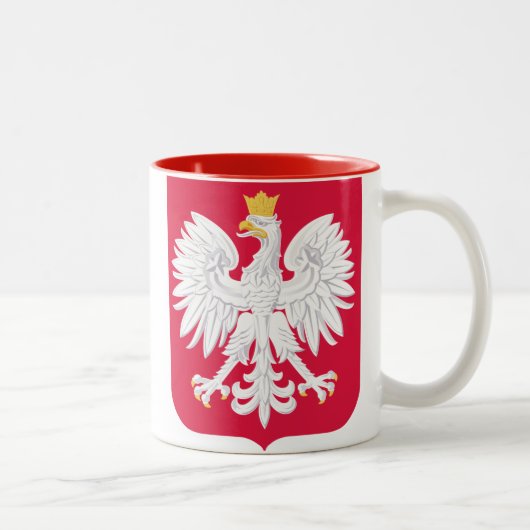 Polen-Republik von Polen-Tasse Zweifarbige Tasse (Rechts)