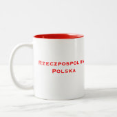 Polen-Republik von Polen-Tasse Zweifarbige Tasse (Links)