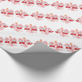 Polen-Rot Eagles Geschenkpapier (Ecke)