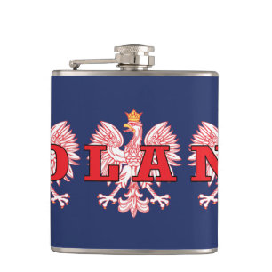 Polen Rote Adler Flachmann