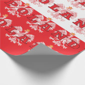 Polen Rote Adler Geschenkpapier (Ecke)