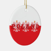 Polen Rote Adler Keramik Ornament (Rechts)