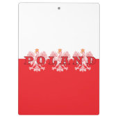 Polen Rote Adler Klemmbrett (Rückseite)