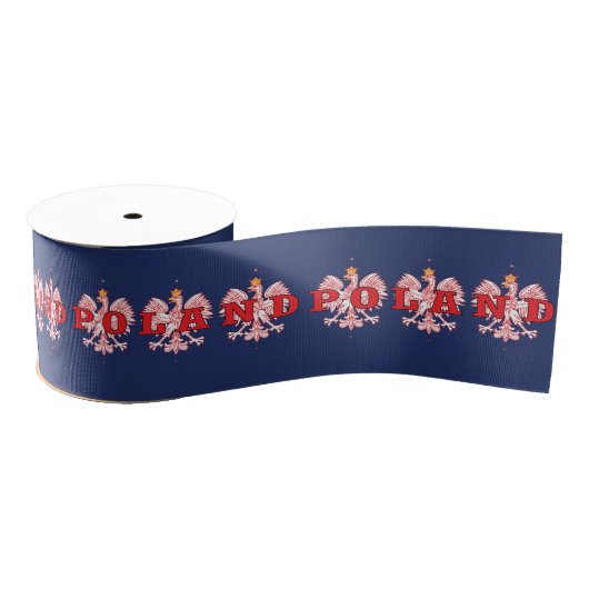 Polen Rote Adler Ripsband (Spule)