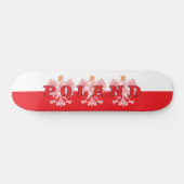 Polen Rote Adler Skateboard (Horizontal)
