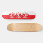 Polen Rote Adler Skateboard (Horizontal)