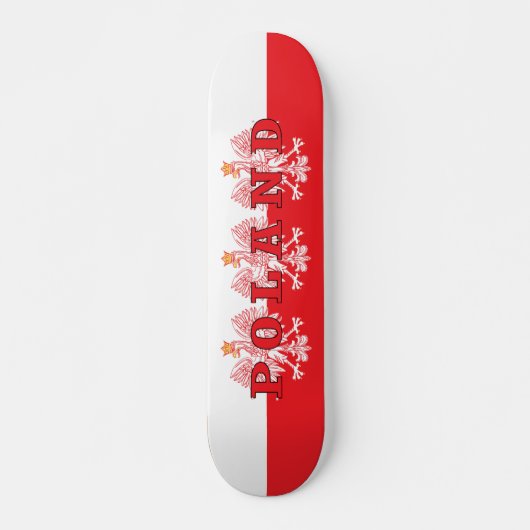 Polen Rote Adler Skateboard (Vorne)