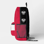 Polen, Rucksack, polnische Flagge, Adler/Polska Bedruckter Rucksack (Rechts)