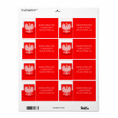 Polen - Rücksendeadresse "Patriotic Soccer Polska" (Vorne)