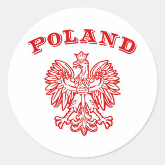 Polen Runder Aufkleber