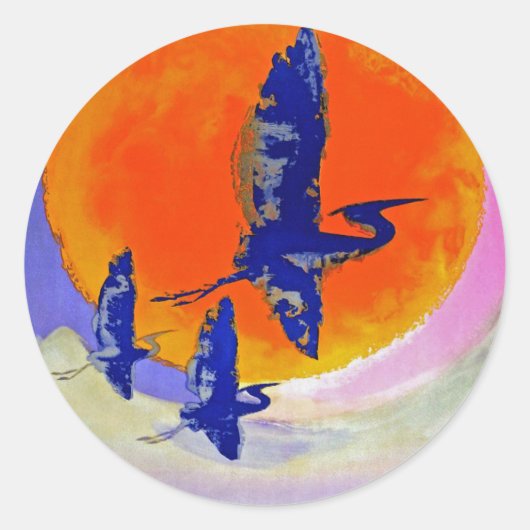 Polen Runder Aufkleber (Vorderseite)