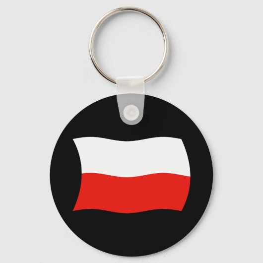 Polen Schlüsselanhänger der Flagge (Vorderseite)