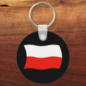 Polen Schlüsselanhänger der Flagge (Vorderseite)