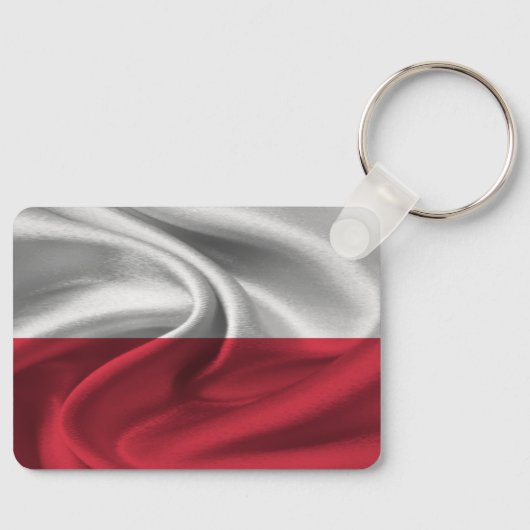 Polen Schlüsselanhänger der Flagge (Vorderseite)