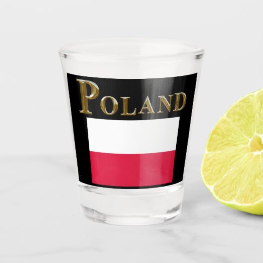 POLEN SCHNAPSGLAS (Vorderseite)
