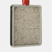 Polen, Shewing die Ansprüche von Russland Silbernes Ornament (Rechts)