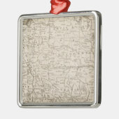 Polen, Shewing die Ansprüche von Russland Silbernes Ornament (Links)