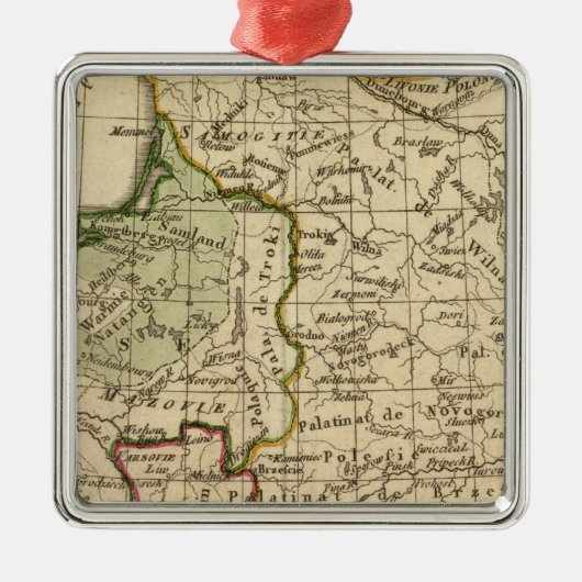 Polen Silbernes Ornament (Vorne)