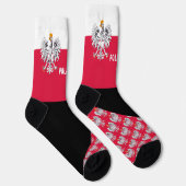Polen Socken, polnische Flagge patriotisch / sport Socken (Rechts)