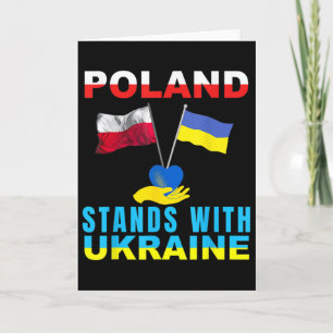 Polen steht hinter der Ukraine Polnische Ukraine-F Karte