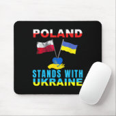 Polen steht hinter der Ukraine Polnische Ukraine-F Mousepad (Mit Mouse)