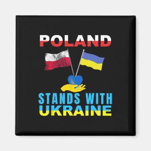 Polen steht mit der Ukraine Polnisch Ukraine Magnet