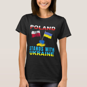 Polen steht mit der Ukraine Polnisch Ukraine T-Shirt
